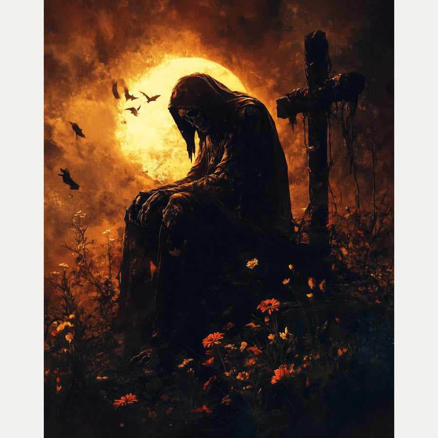 Ombre de la Lune Rousse | Peinture par numéro