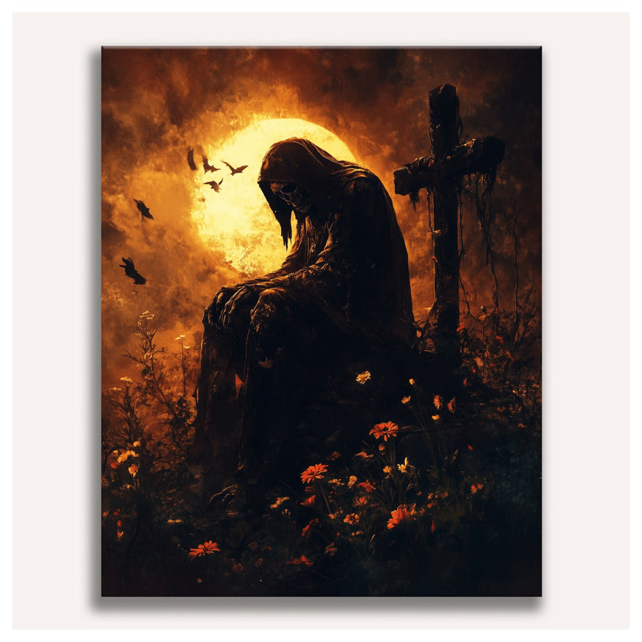 Ombre de la Lune Rousse | Peinture par numéro
