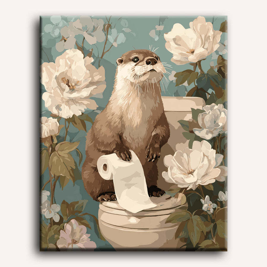 Loutre Mignonne | Peinture par numéro