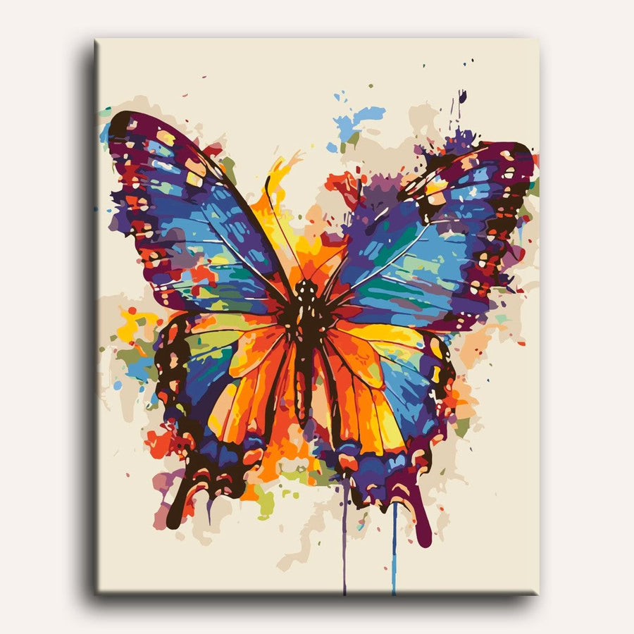 Papillon Éclaboussé | Peinture par numéro