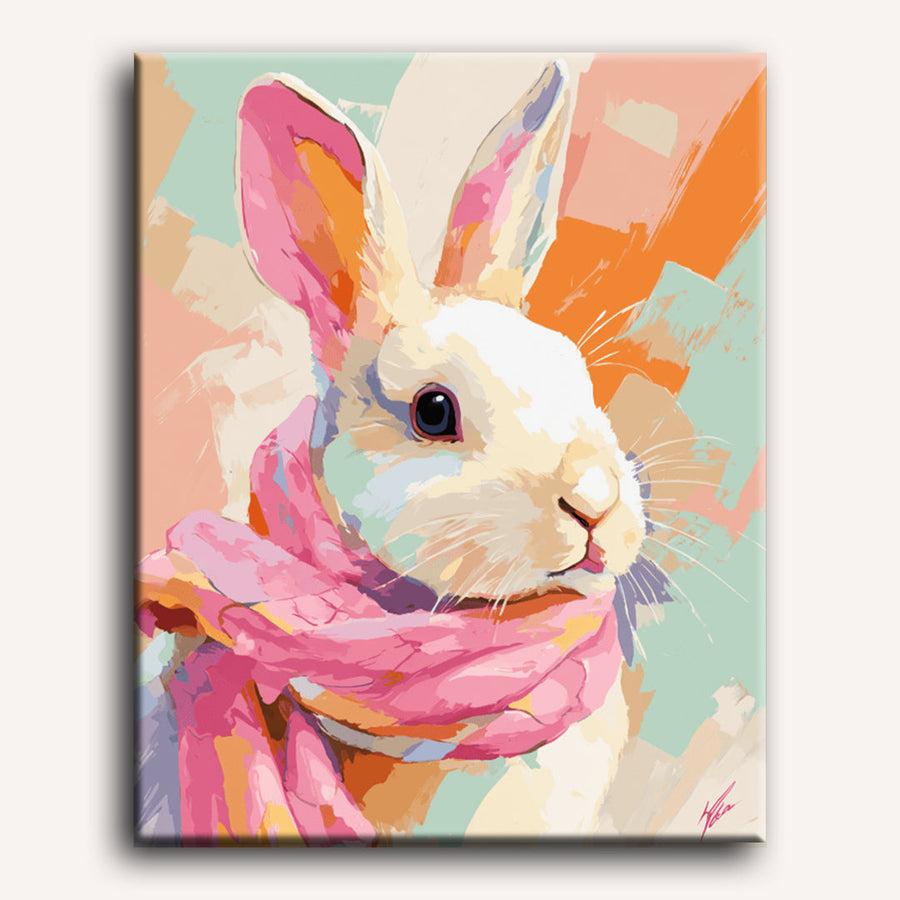 Lapin Pastel | Peinture par numéro
