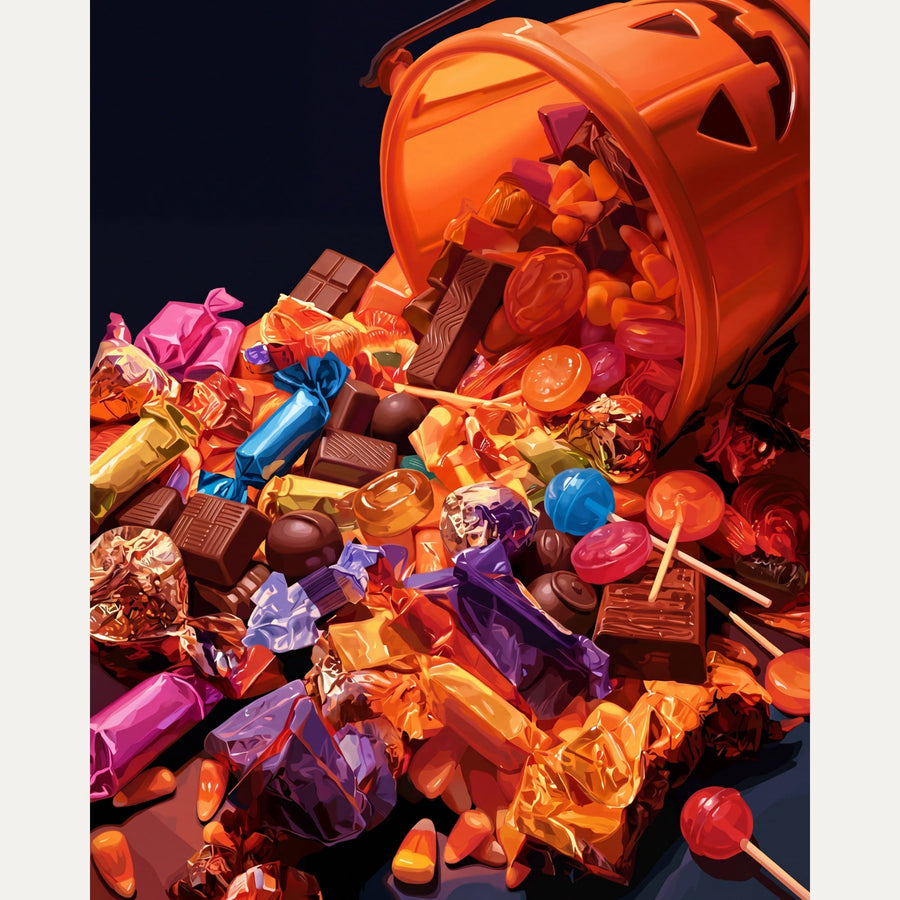 Pluie de Bonbons | Peinture par numéro