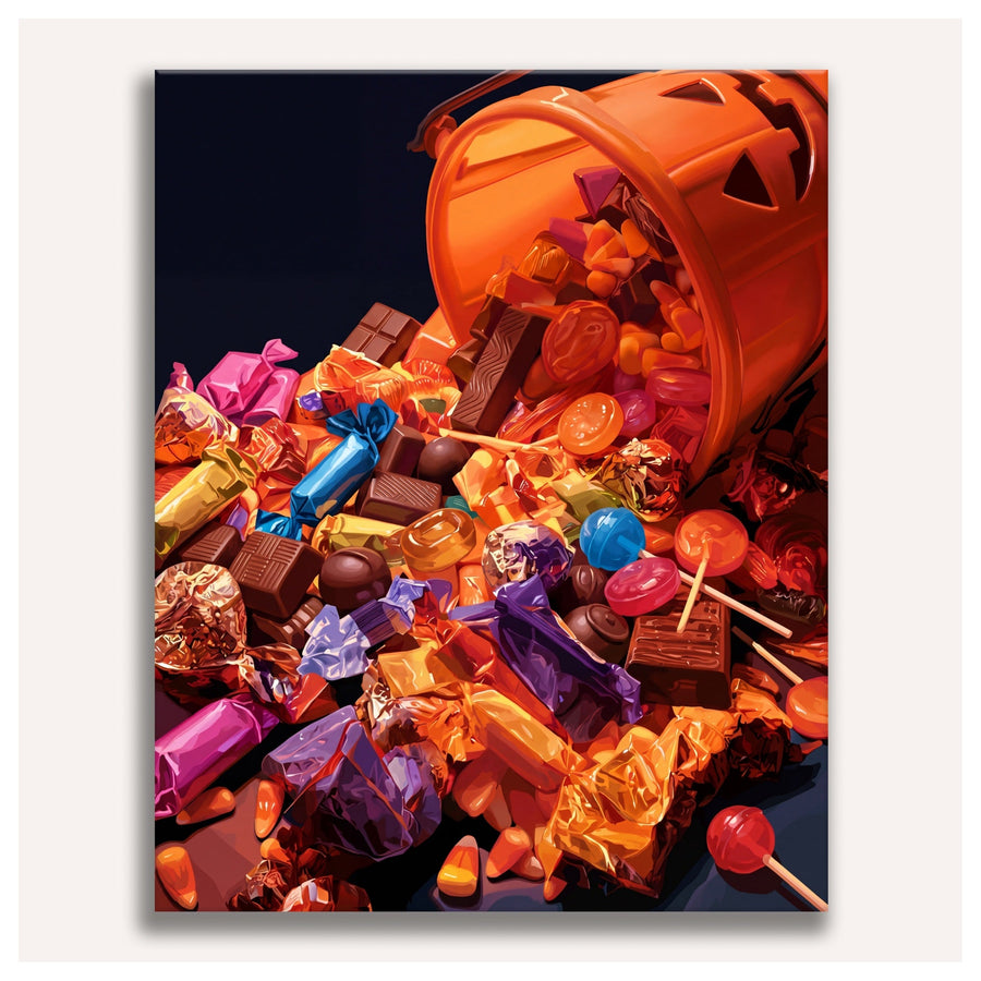 Pluie de Bonbons | Peinture par numéro