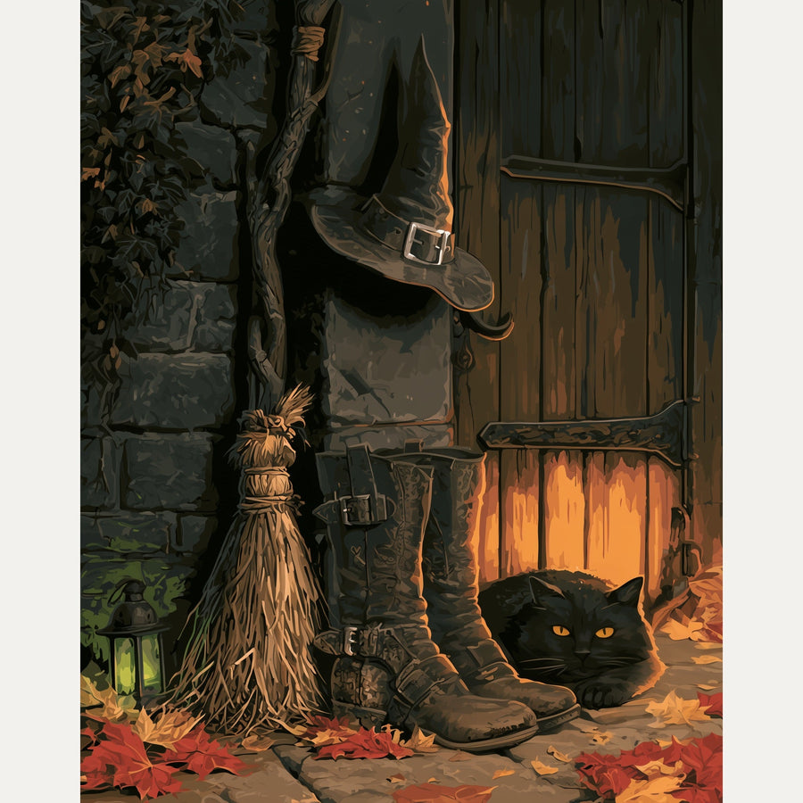 Porte de la Sorcière | Peinture par numéro
