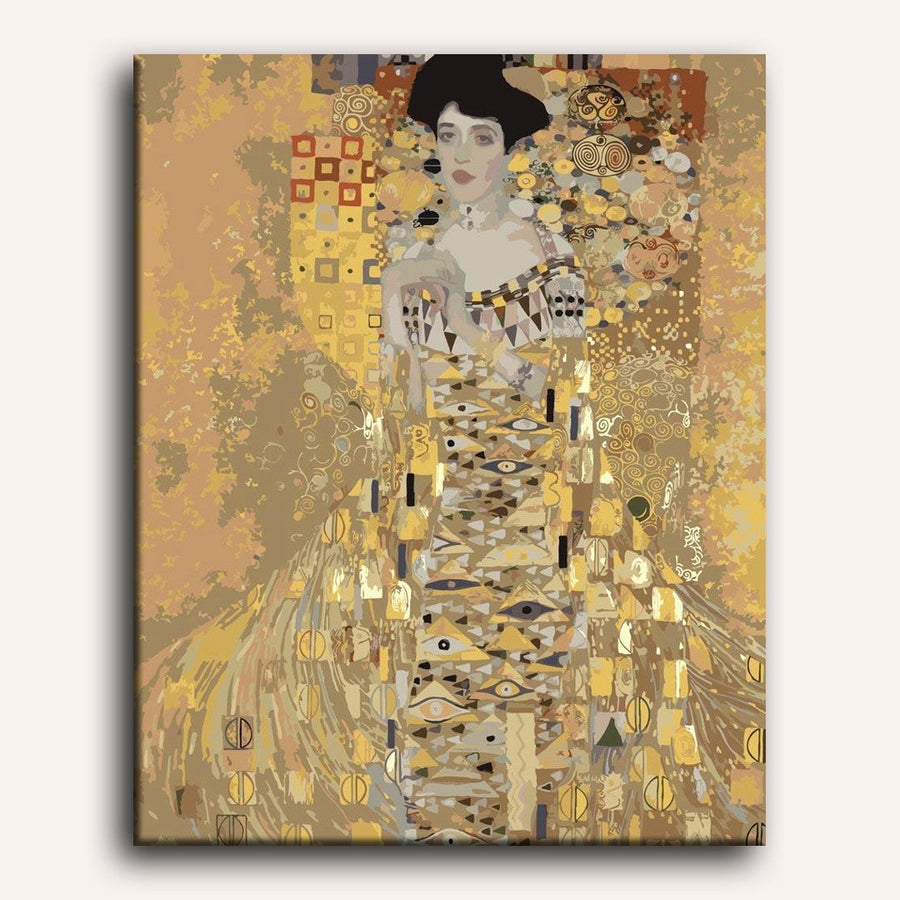 Portrait Doré Klimt | Peinture par numéro