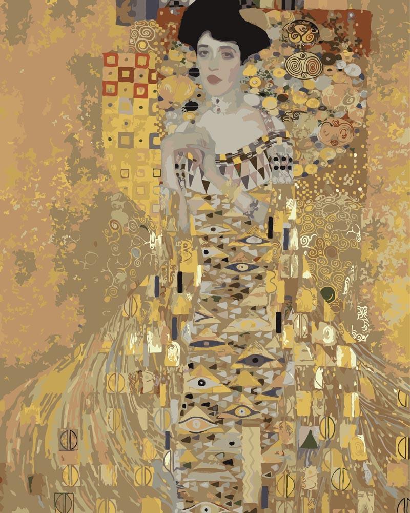 Portrait Doré Klimt | Peinture par numéro