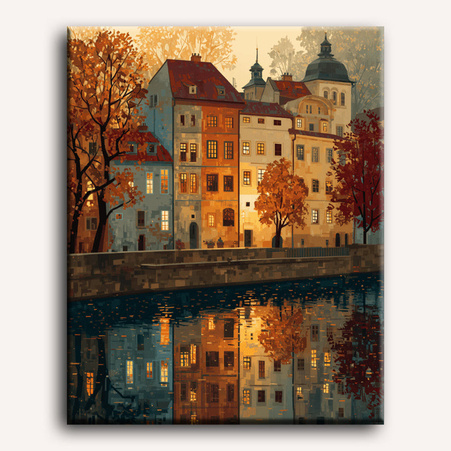 Prague Automnal | Peinture par numéro