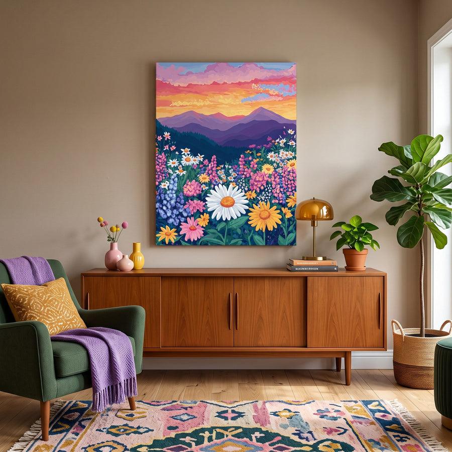 Prairie Fleurie | Peinture par numéro