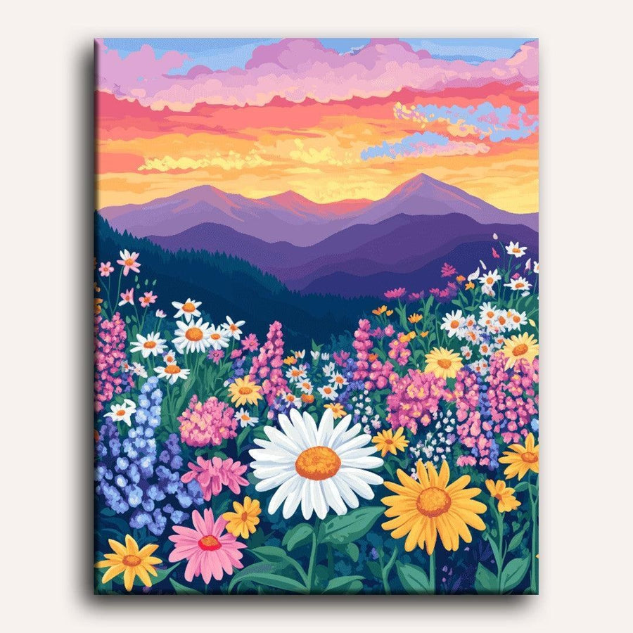 Prairie Fleurie | Peinture par numéro