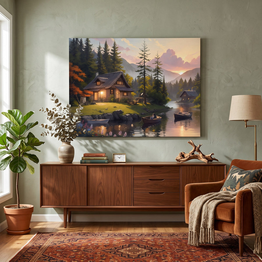 Refuge Forestier | Peinture par numéro