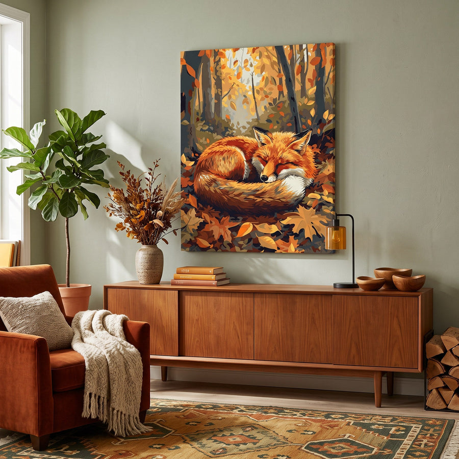 Renard Endormi | Peinture par numéro