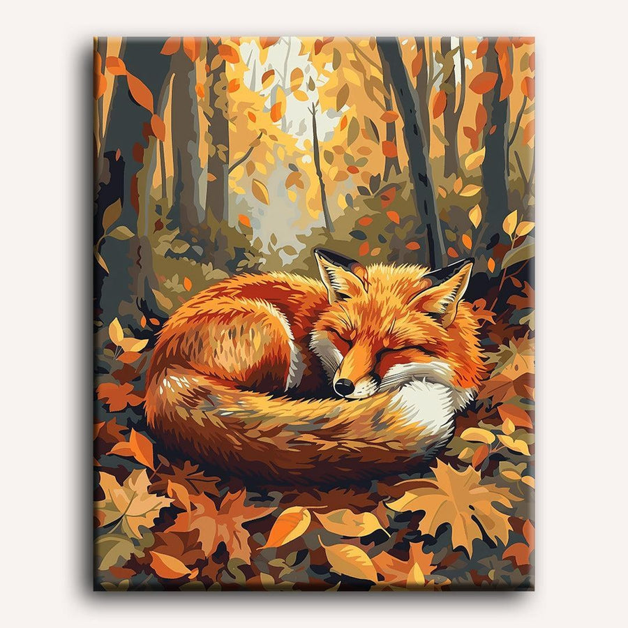 Renard Endormi | Peinture par numéro