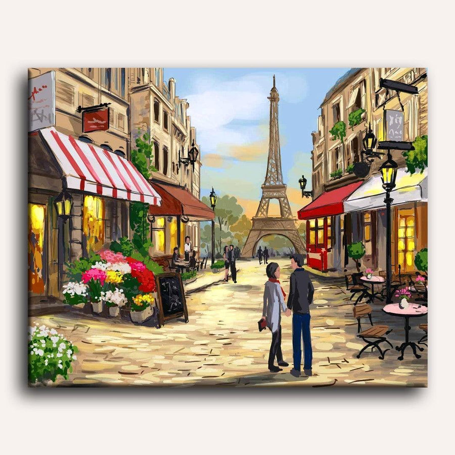 Rue de Paris | Peinture par numéro