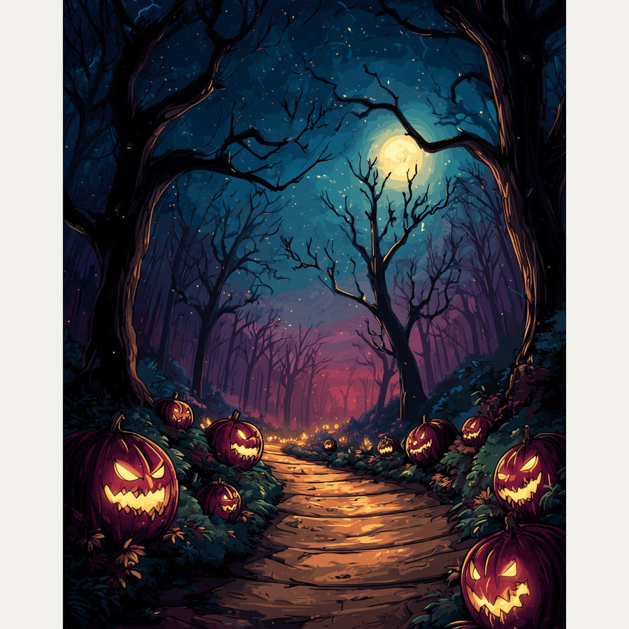 Sentier des Citrouilles | Peinture par numéro