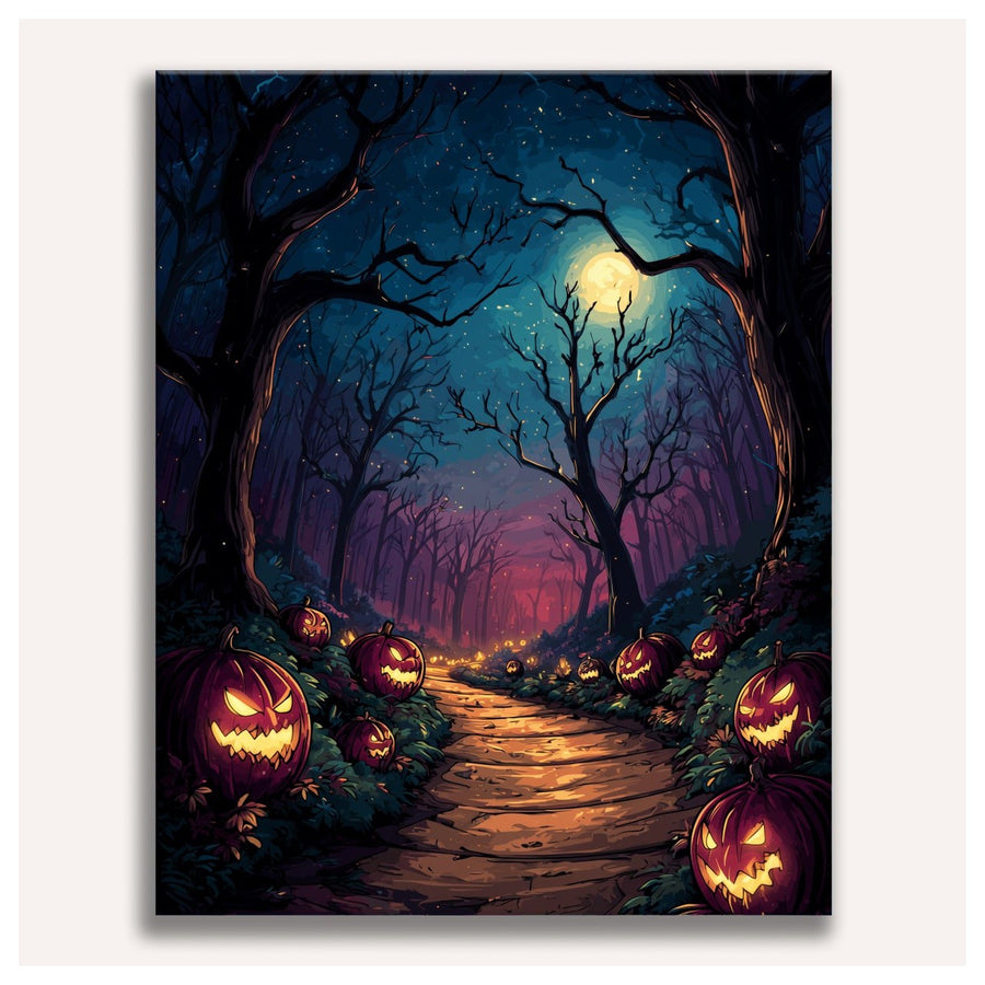 Sentier des Citrouilles | Peinture par numéro