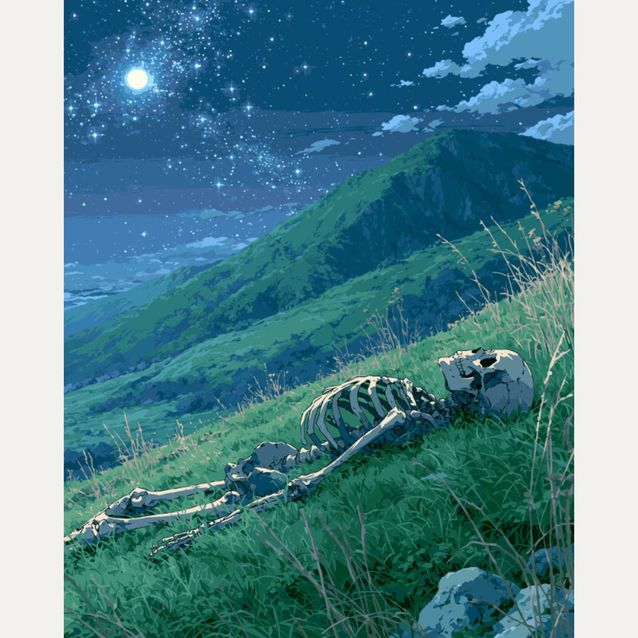 Sieste sous les Étoiles | Peinture par numéro