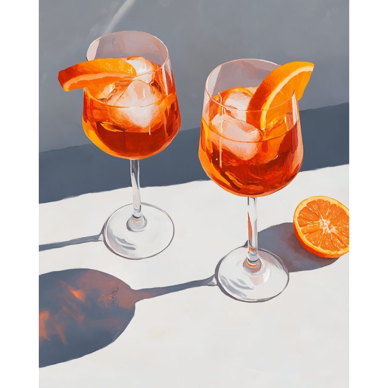 Cocktails d'Été | Peinture par numéro