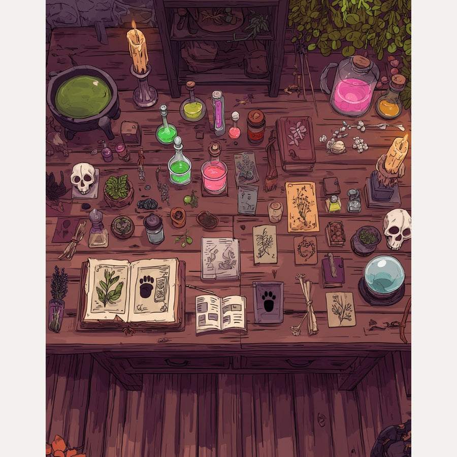 Table de la Sorcière | Peinture par numéro
