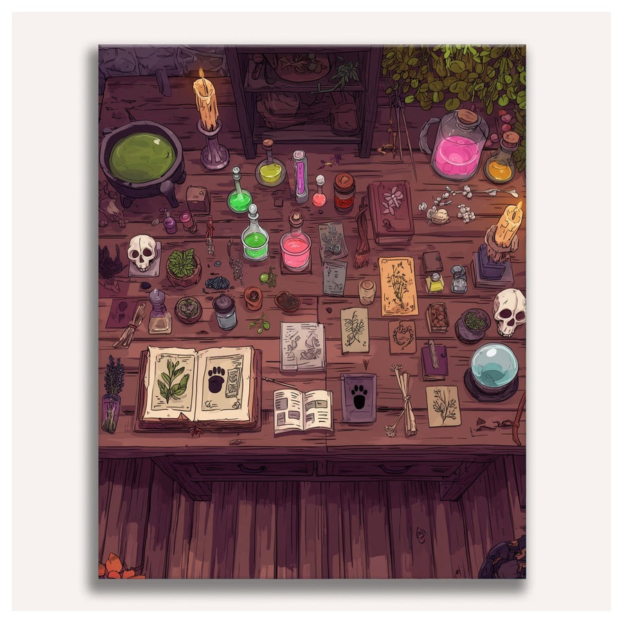 Table de la Sorcière | Peinture par numéro