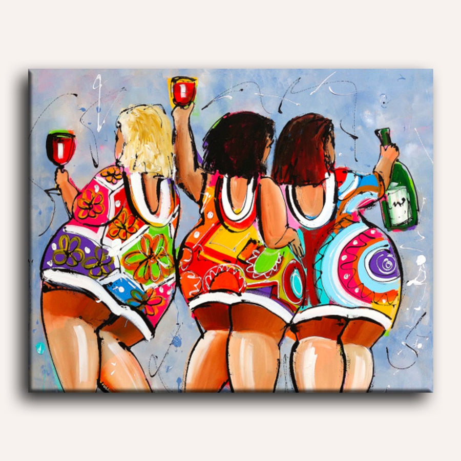 Les Dames du Vin | Peinture par numéro