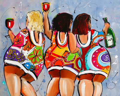 Les Dames du Vin | Peinture par numéro