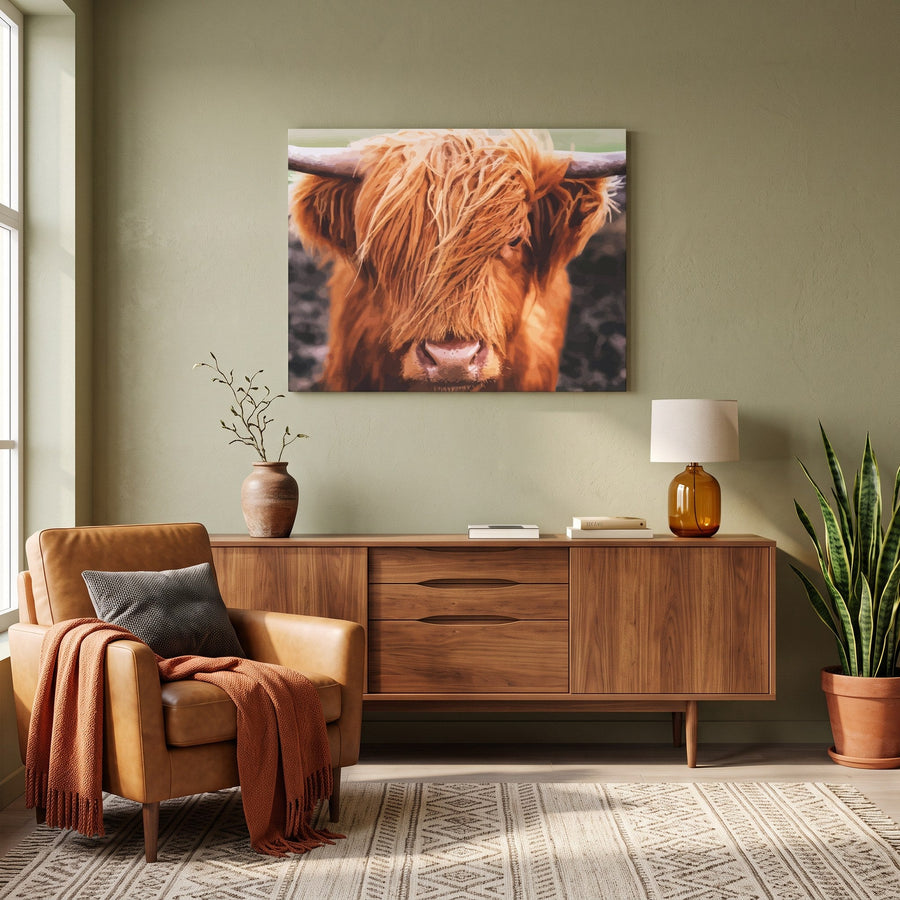 Vache des Highlands | Peinture par numéro