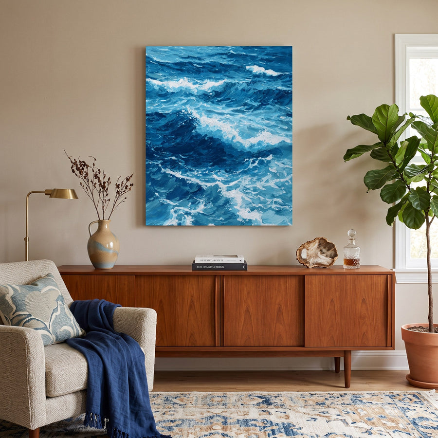 Vagues de l'Océan | Peinture par numéro