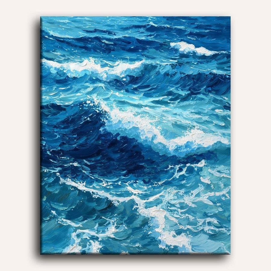 Vagues de l'Océan | Peinture par numéro